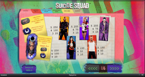 Suicide Squad (Playtech)