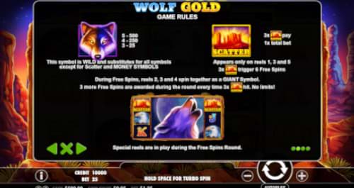 Wolf Gold Symbole