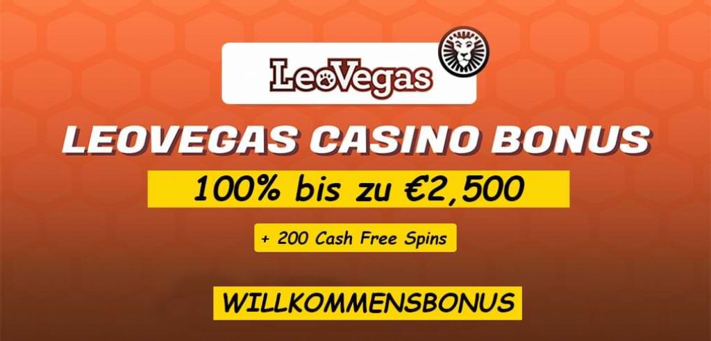Leo Vegas Willkommensbonus