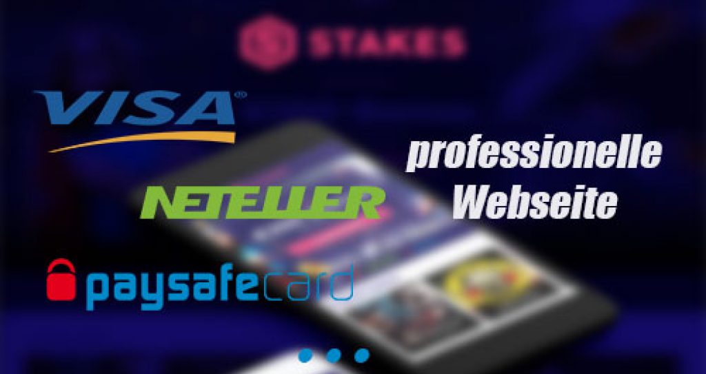 Stakes Casino website