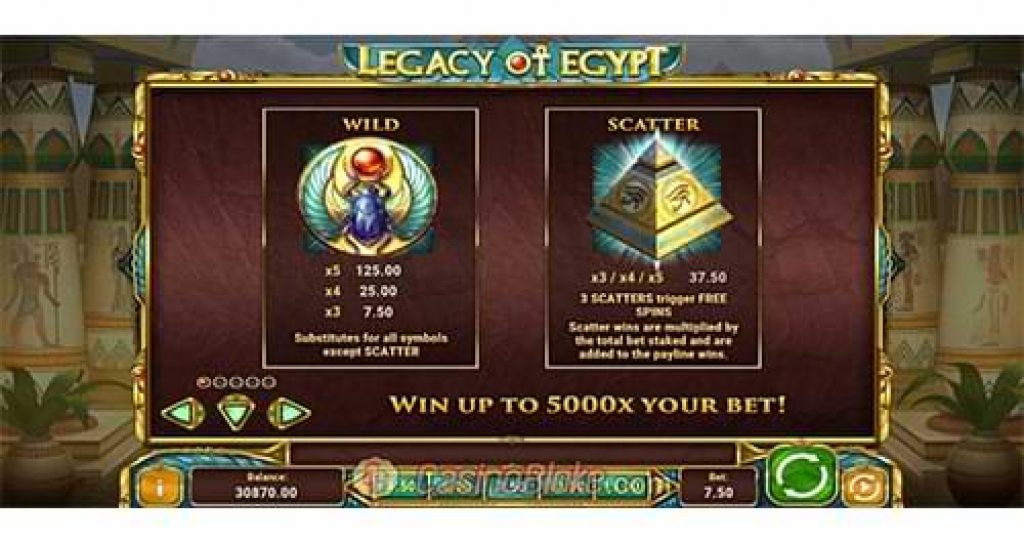 Legacy of Egypt wild