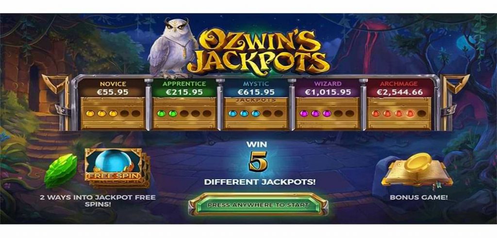Ozwin’s Jackpot Jackpot