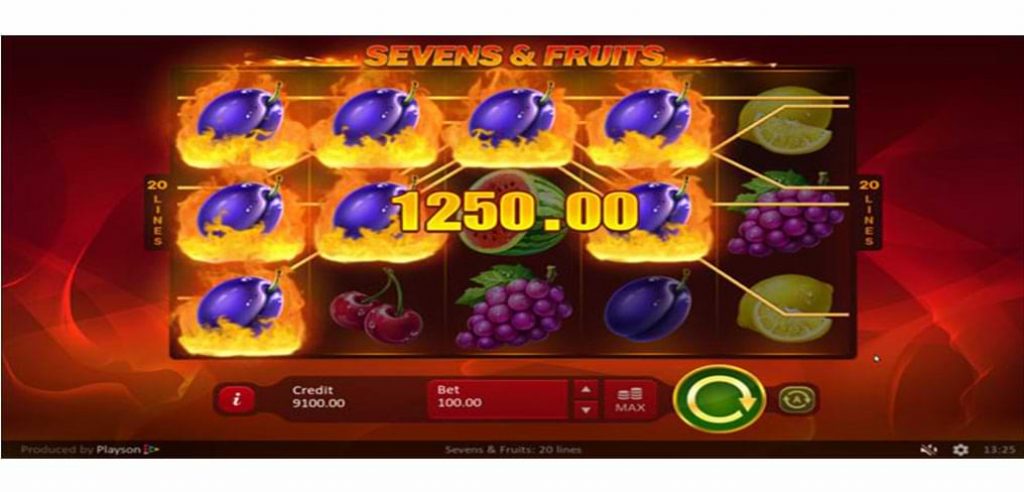 Sevens & Fruits Bonus
