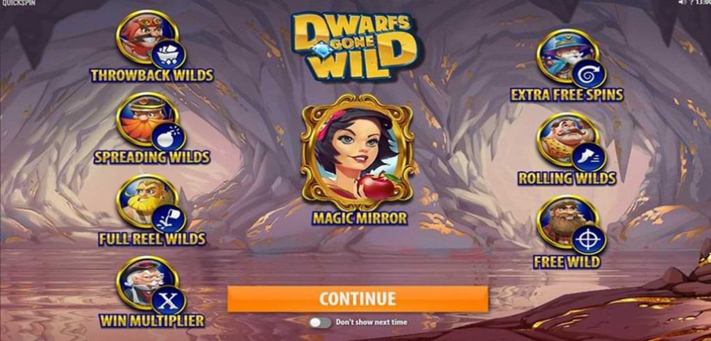 Dwarfs Gone Wild Bonus