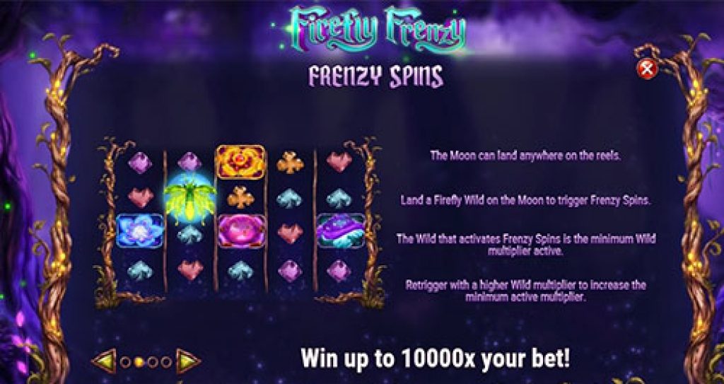 Firefly Frenzy Freezy Spins
