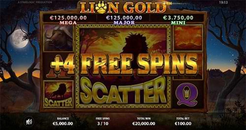 Lion Gold Spielautomat bonuse