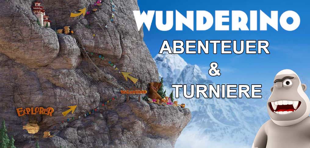 Wunderino Treueprogramm: Abenteuer & Turniere